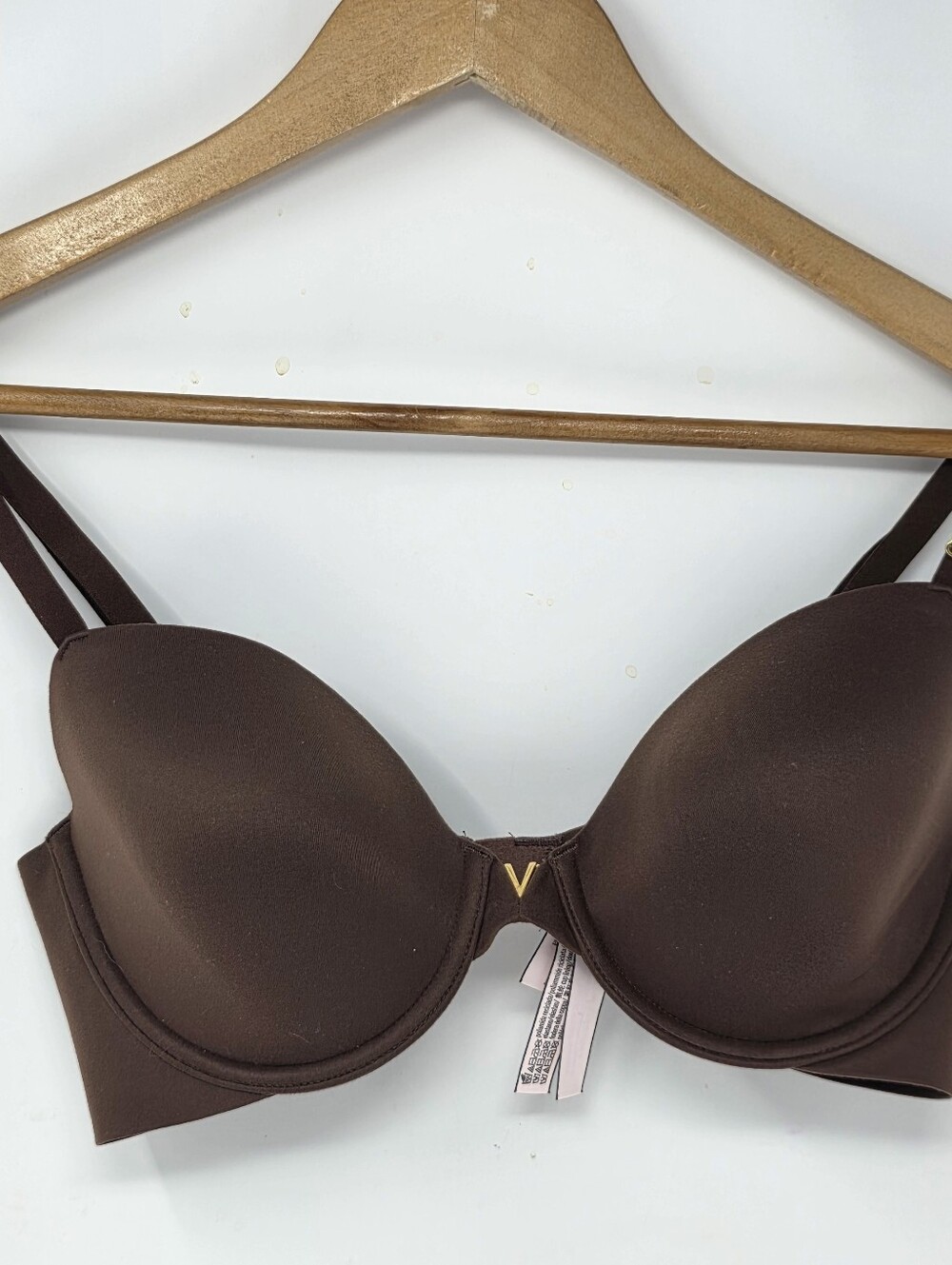 Victoria's Secret 36C Brown Satin Lined Demi Bra